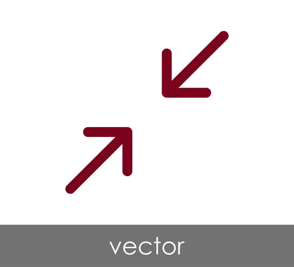 Fit pijlpictogram — Stockvector