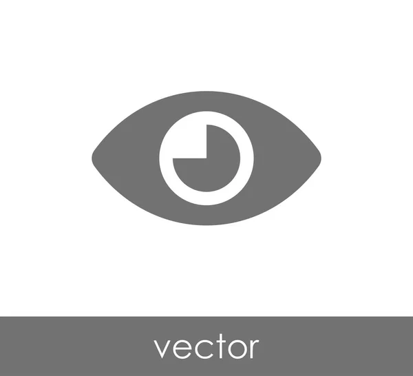 Icono del ojo humano — Vector de stock