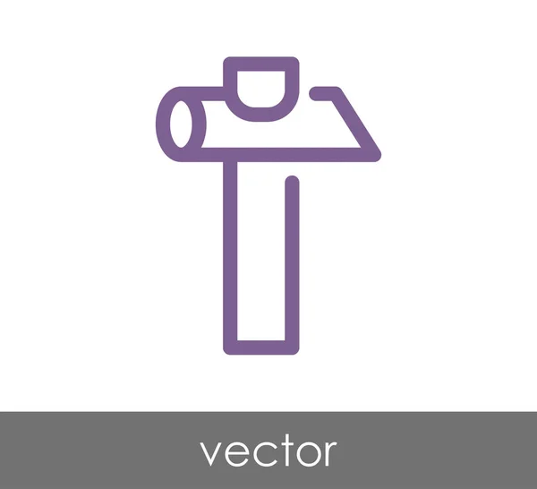 Ícone de martelo de leilão — Vetor de Stock