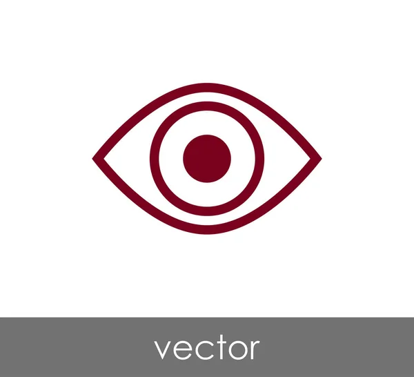 Human eye icon — Stock Vector