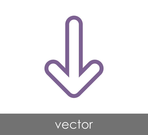 Descargar icono de flecha — Vector de stock