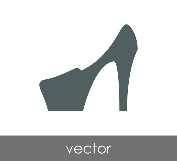 Schuhe mit hohen Absätzen — Stockvektor
