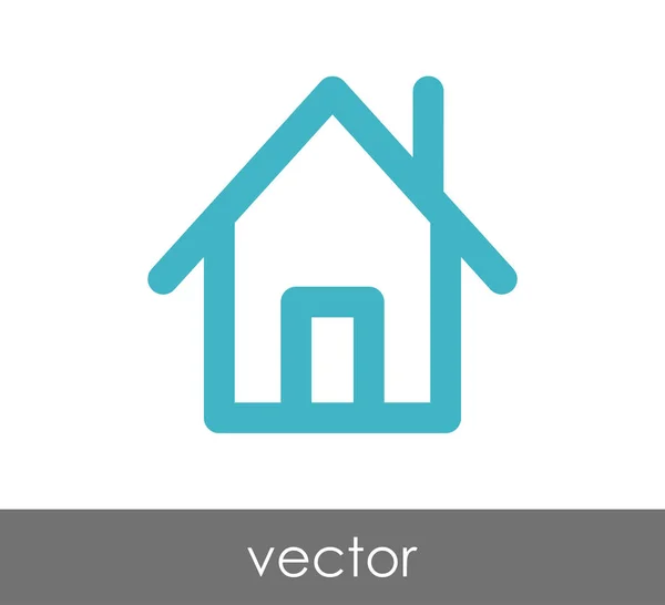 Home building icon — Stock Vector