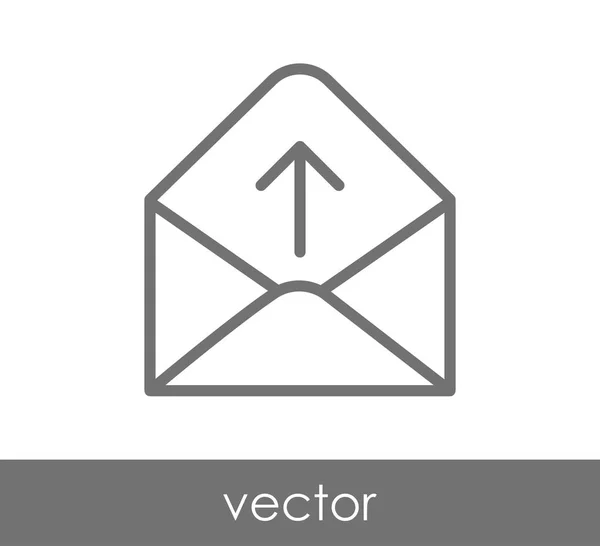 Signo de sobre icono — Vector de stock