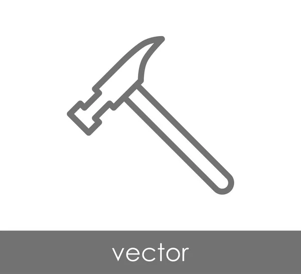 Veiling hamer pictogram — Stockvector