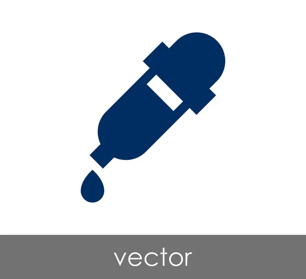 Значок dropper web — стоковый вектор