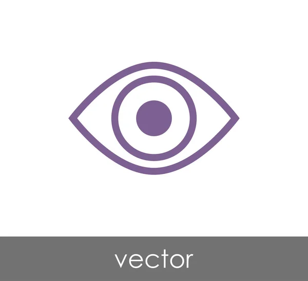 Human eye icon — Stock Vector