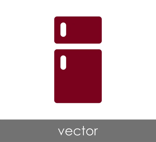 Fridge flat icon — Stock Vector