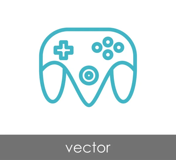 Icône web Joystick — Image vectorielle