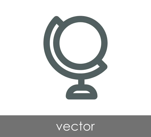 Föld pókháló ikon — Stock Vector