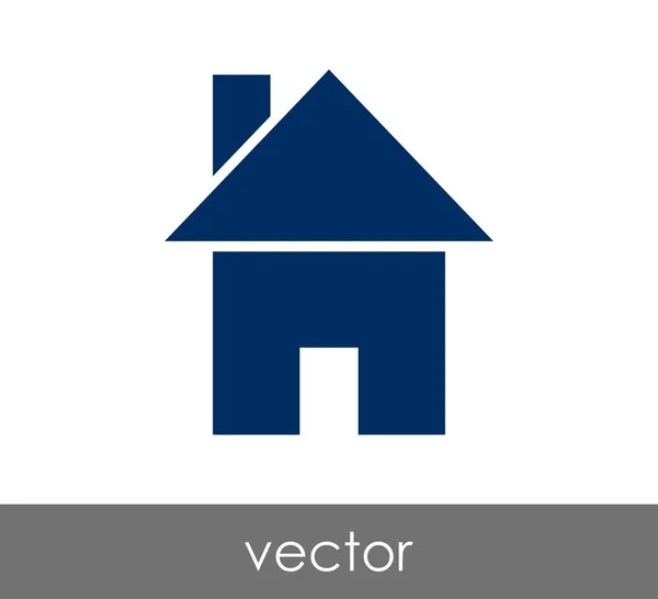 Icono del edificio de casa — Vector de stock