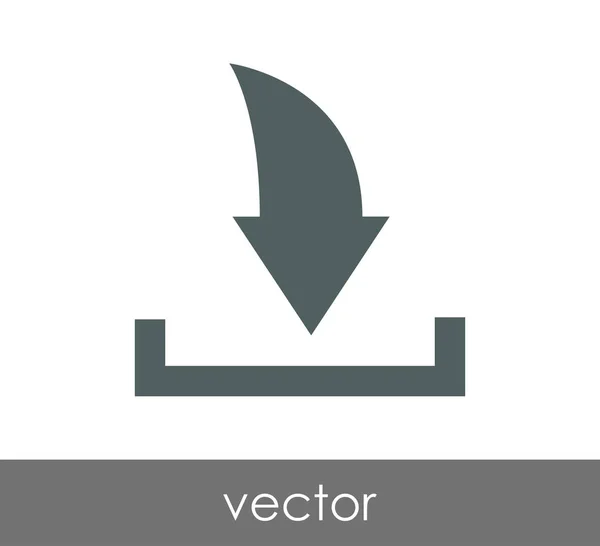 Ícone de seta para download —  Vetores de Stock