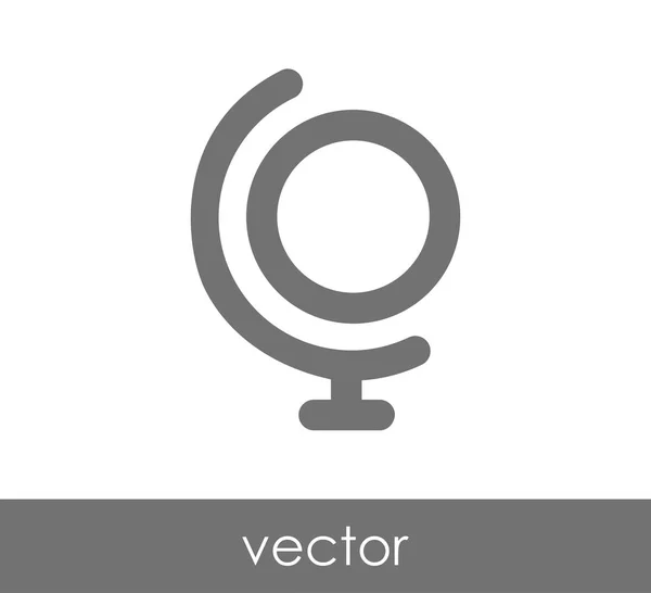 Jord spindelväv ikonen — Stock vektor
