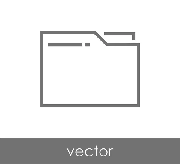 Ikona webové složky — Stockový vektor