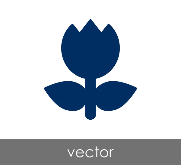 Illustration zum Blumensymbol — Stockvektor