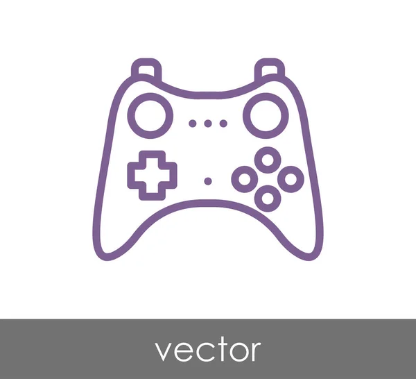 Joystick icono web — Vector de stock