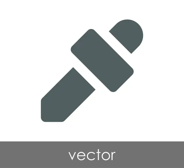 Pipette Web-Symbol — Stockvektor