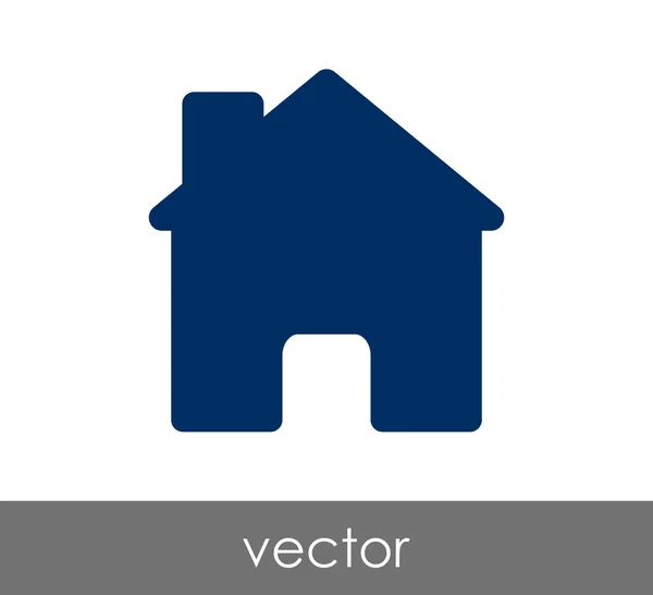 Icono del edificio de casa — Vector de stock