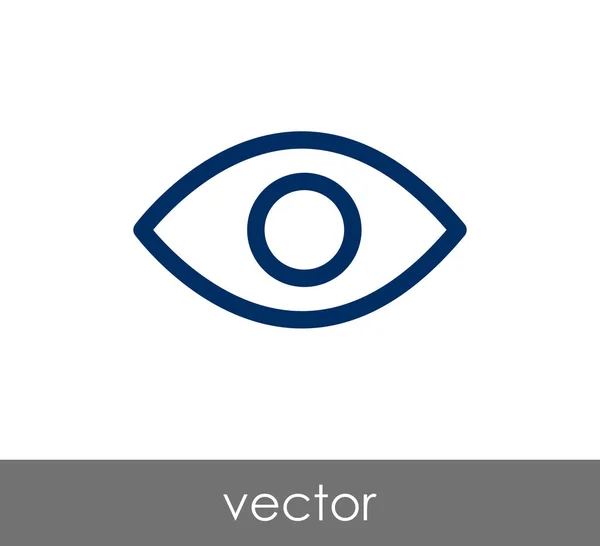 Icono del ojo humano — Vector de stock