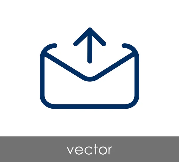 Enviar icono de correo electrónico — Vector de stock