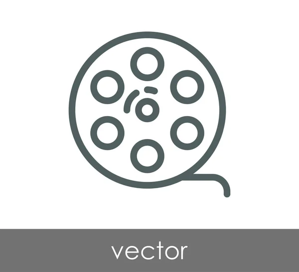 Desain ikon film - Stok Vektor