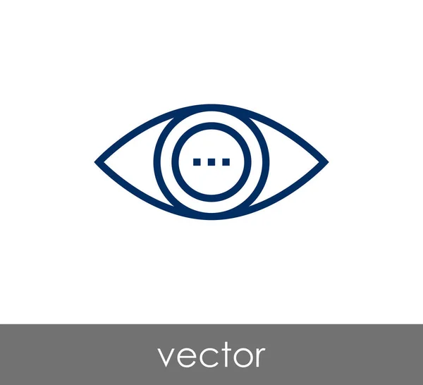 Icono del ojo humano — Vector de stock