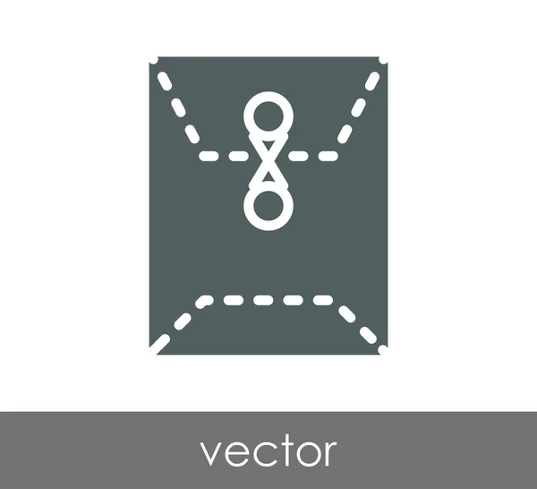 Ilustración de icono de sobre — Vector de stock