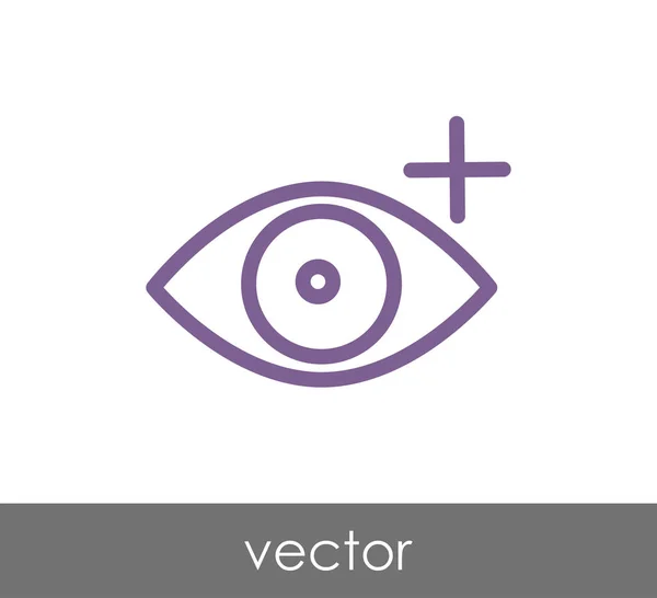 Icono del ojo humano — Vector de stock