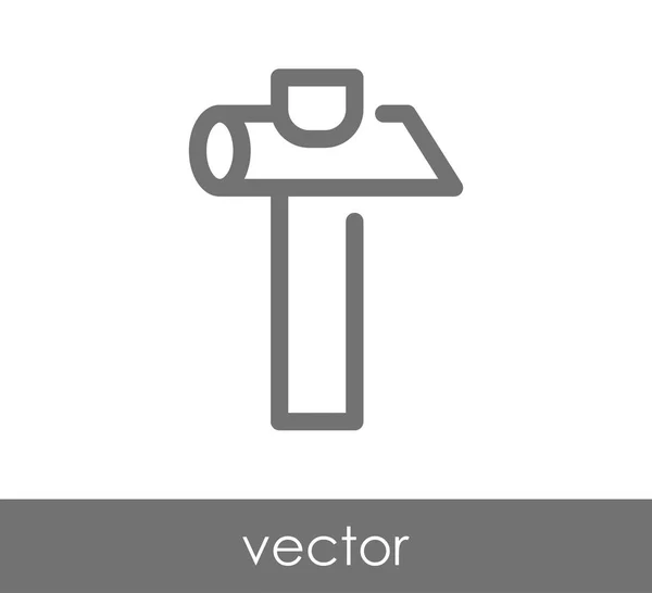 Icono de martillo de subasta — Vector de stock