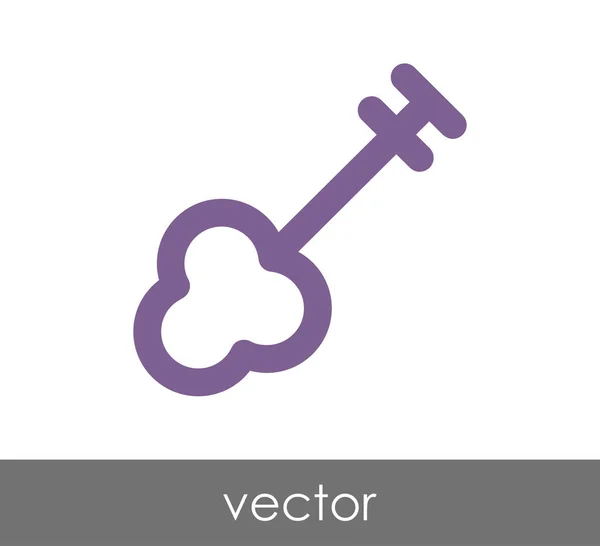 Diseño del icono clave — Vector de stock