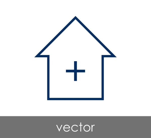 Ícone de construção home — Vetor de Stock