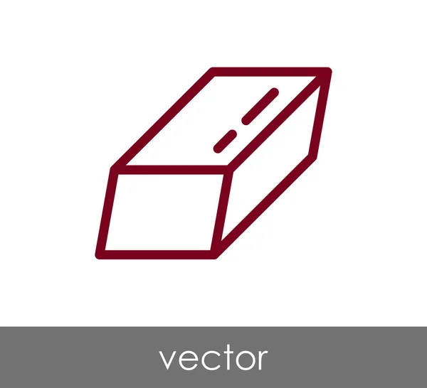 Eraser icône web — Image vectorielle