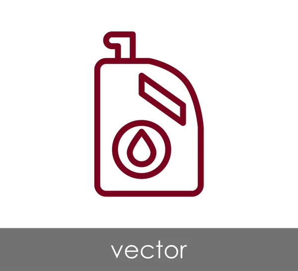 Ícone de lata de combustível — Vetor de Stock