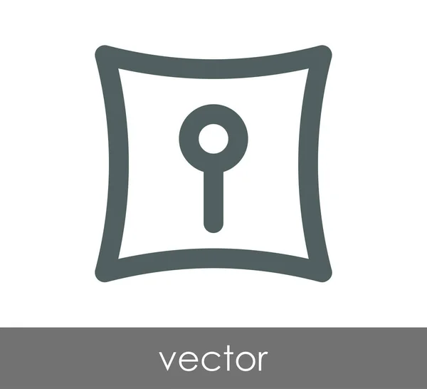 Projeto do ícone chave — Vetor de Stock