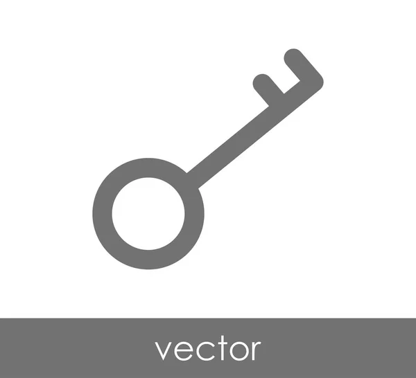 Projeto do ícone chave — Vetor de Stock