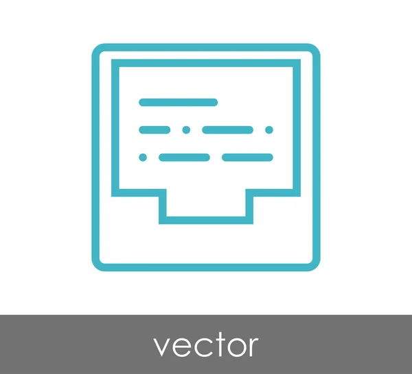 Icono de archivo ilustración — Vector de stock