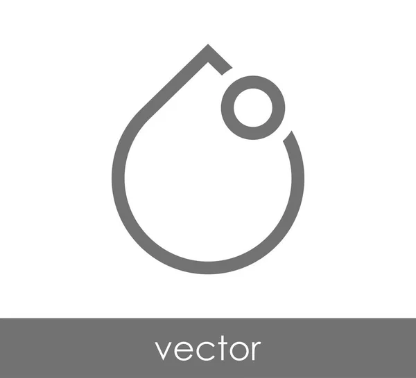 Drop web icon — Stock Vector