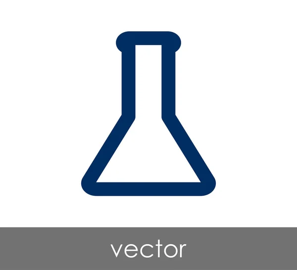 Kolf platte pictogram — Stockvector