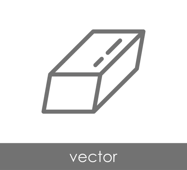 Ícone web Borracha — Vetor de Stock