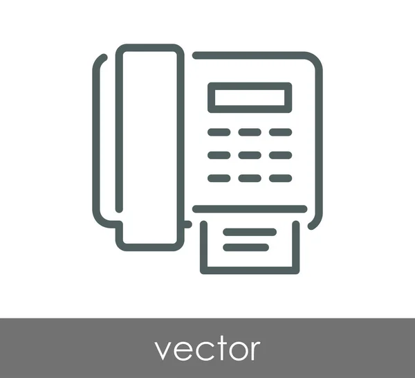 Fax machine icon — Stock Vector