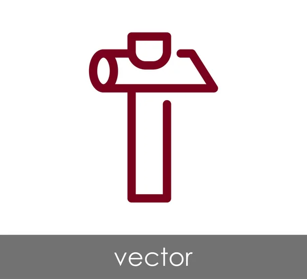 Auction hammer icon — Stock Vector
