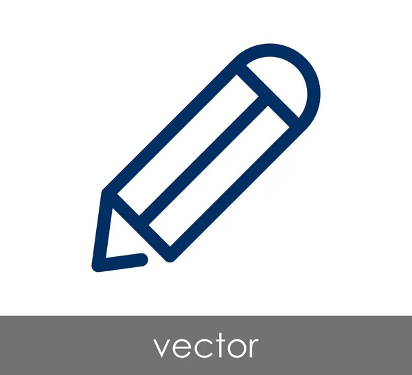 Ceruza ikon szerkesztés — Stock Vector