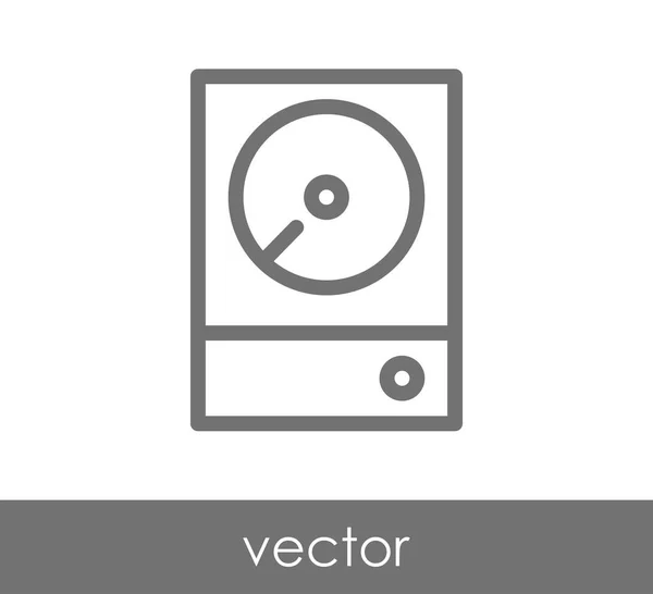 Значок диска хранения — стоковый вектор