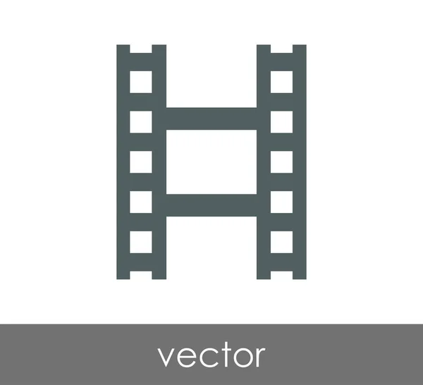 Diseño del icono de la película — Vector de stock