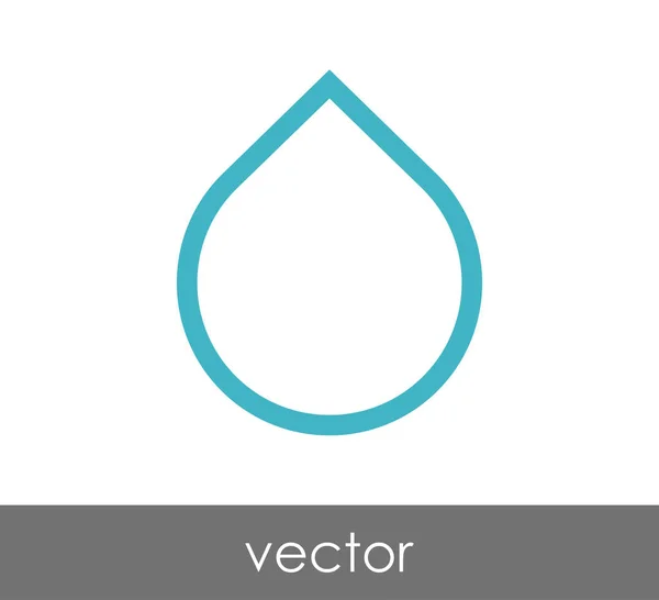 Drop web icon — Stock Vector