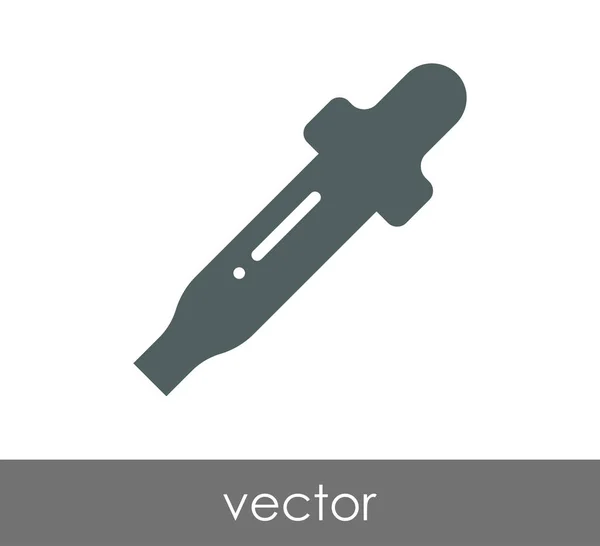 Pipette Web-Symbol — Stockvektor