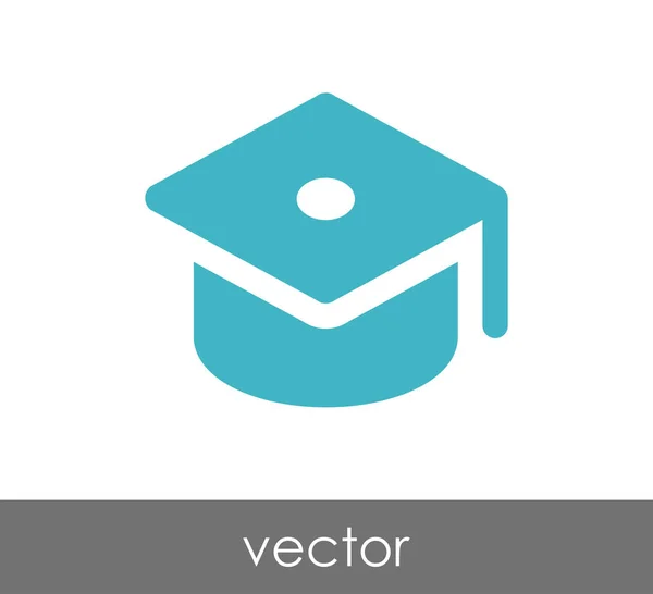 Icono de la tapa de graduación — Vector de stock