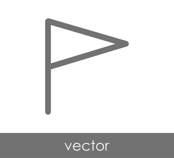 Web vlagpictogram — Stockvector