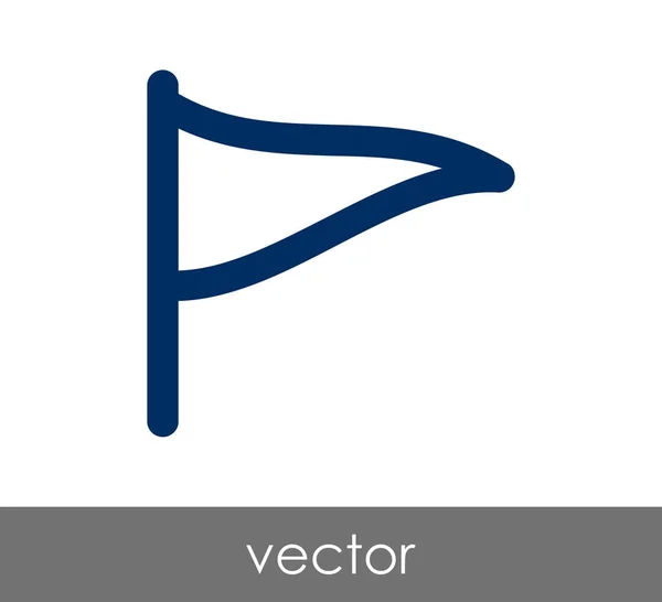 Lapos jelölőre — Stock Vector