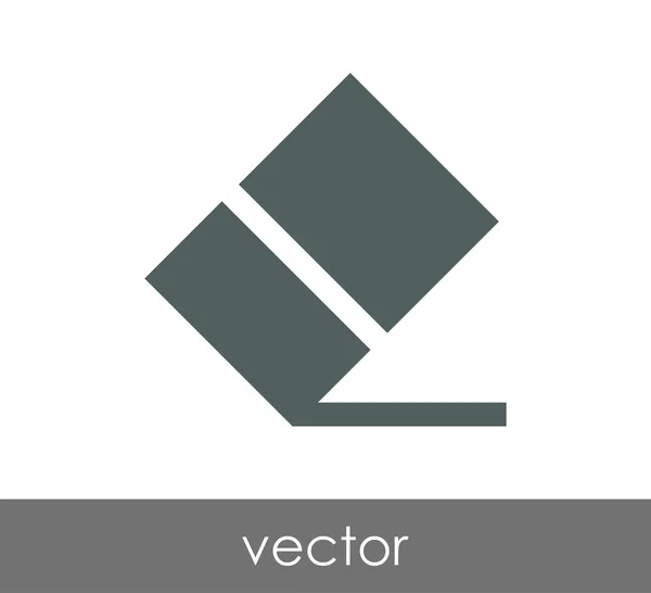 Eraser web icon — Stock Vector